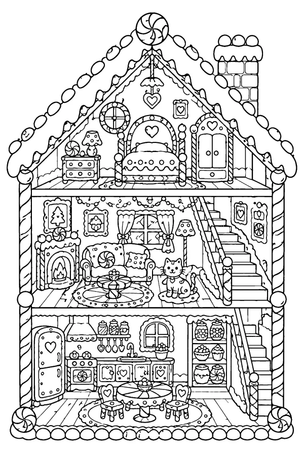 Candy House Cutaway