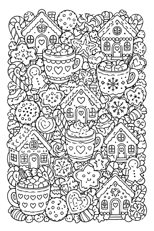 Cookie Cottage Cluster