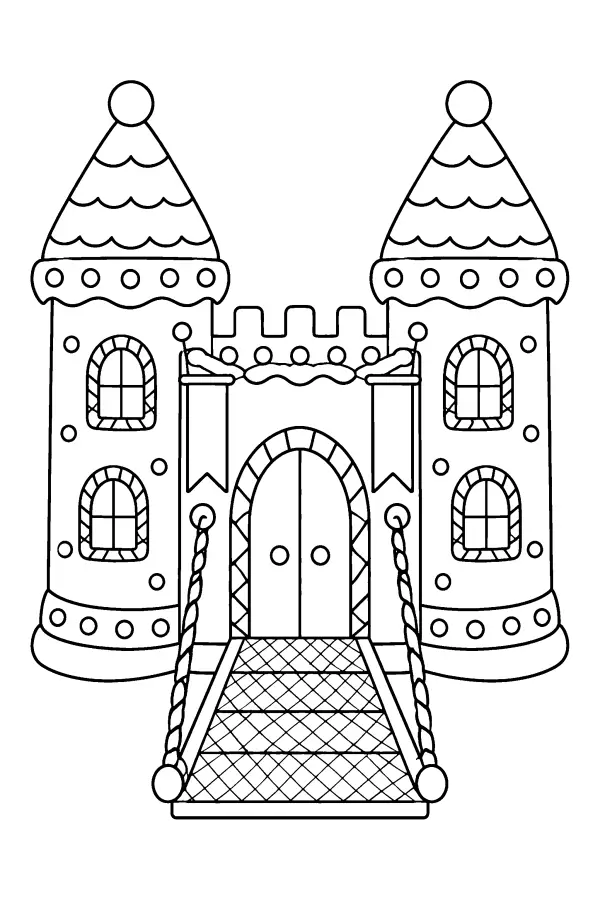 Gingerbread Castle Towers