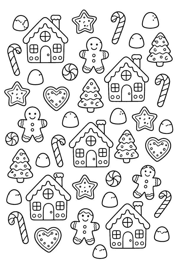 Gingerbread Treat Pattern