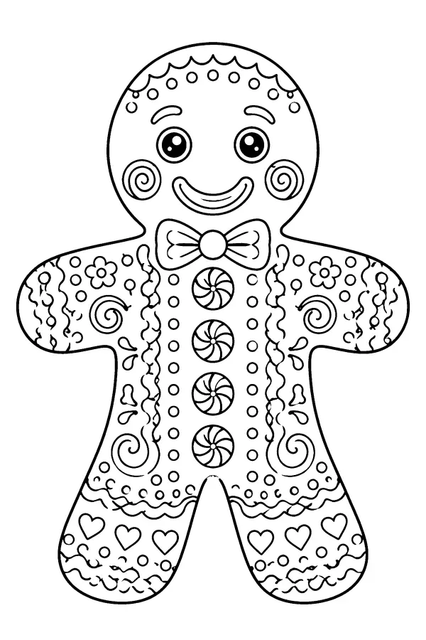 Ornate Gingerbread Figure