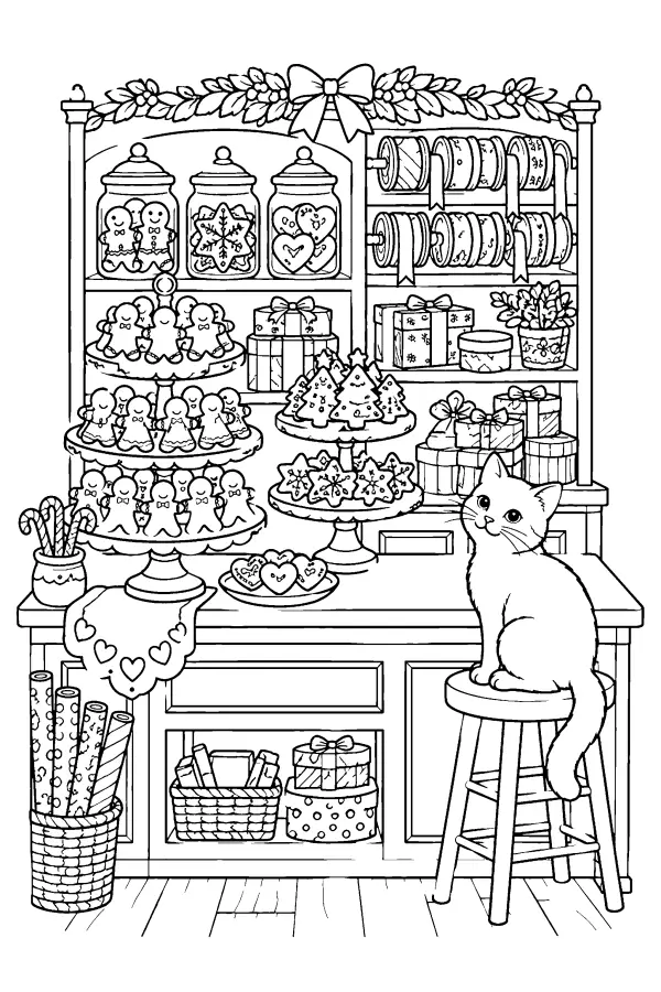Bakery Counter Scene