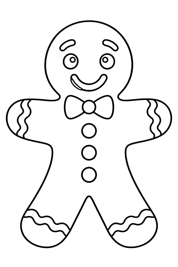 Blank Gingerbread Man