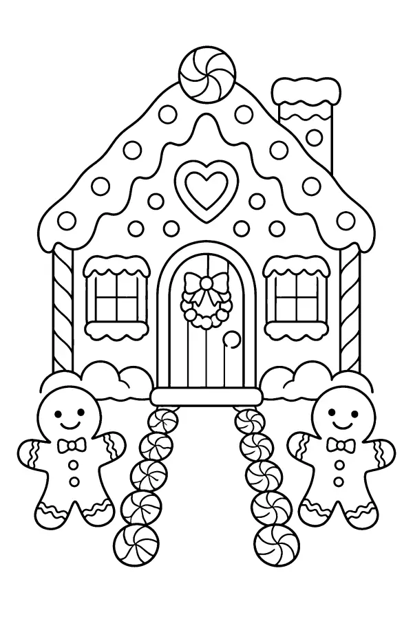Candy Cottage Scene