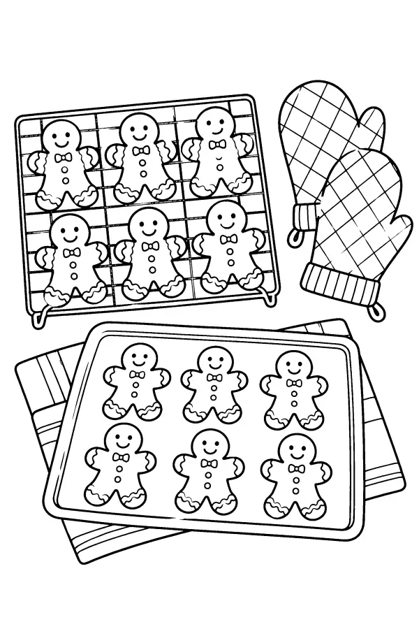 Gingerbread Bake Scene