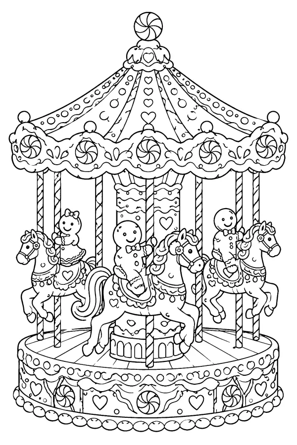 Gingerbread Carousel
