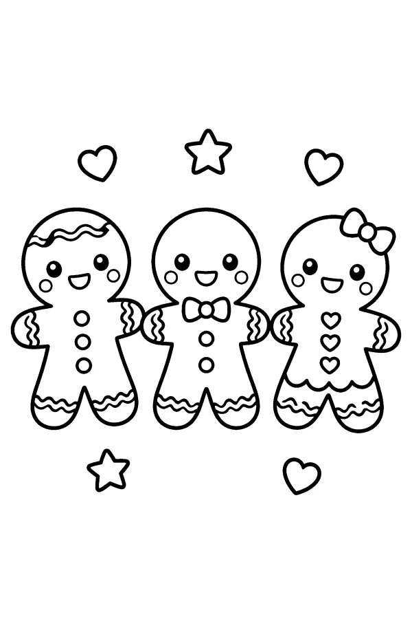 Gingerbread Trio