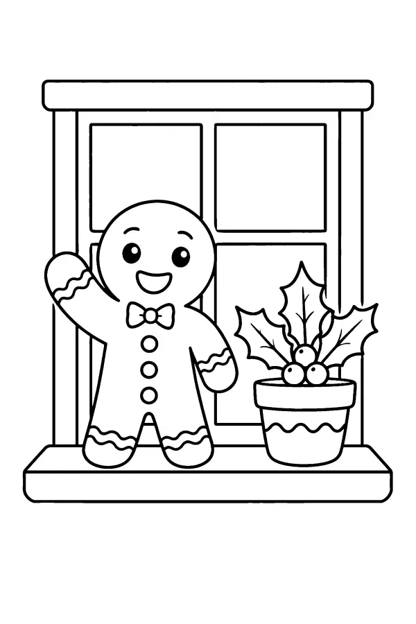 Gingerbread Window Wave