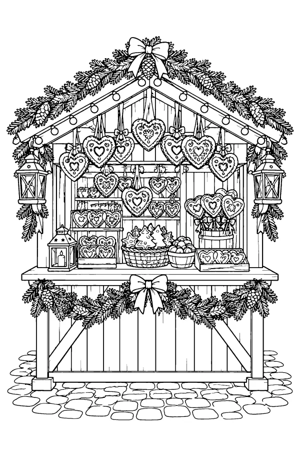 Holiday Heart Stall