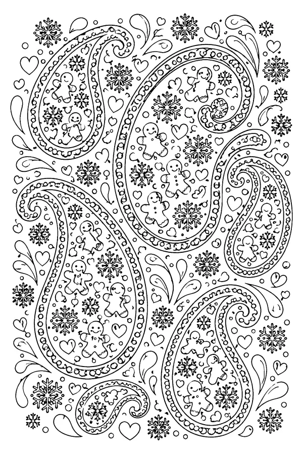 Holiday Paisley Doodles