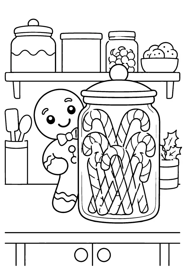 Pantry Peekaboo Gingerbread