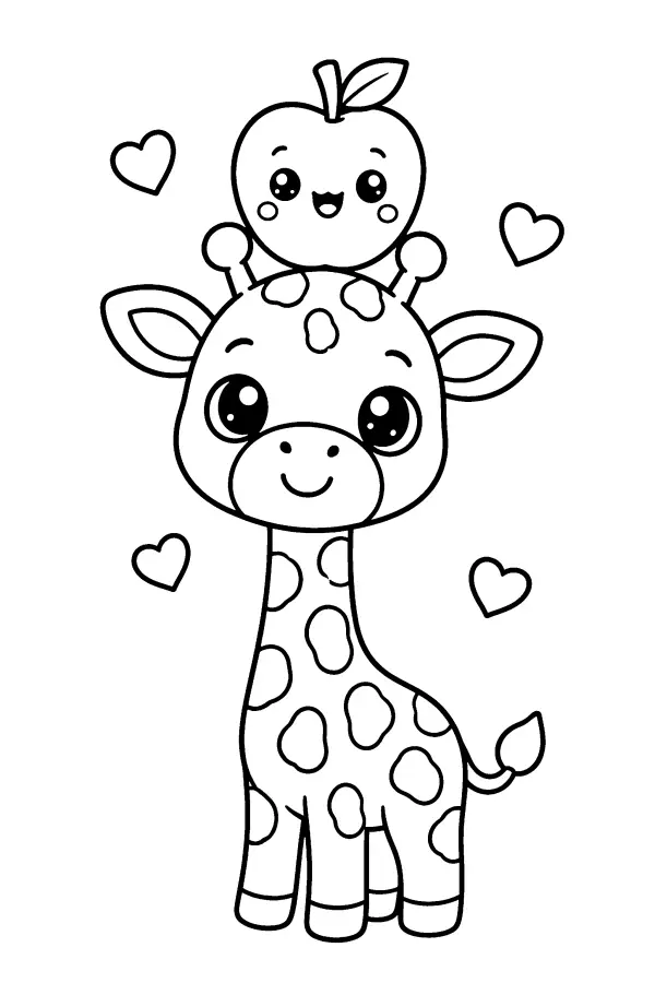 Apple Head Giraffe