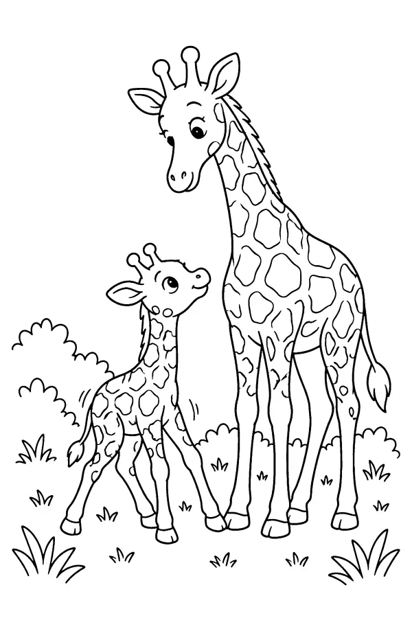 Giraffe Calf Steps