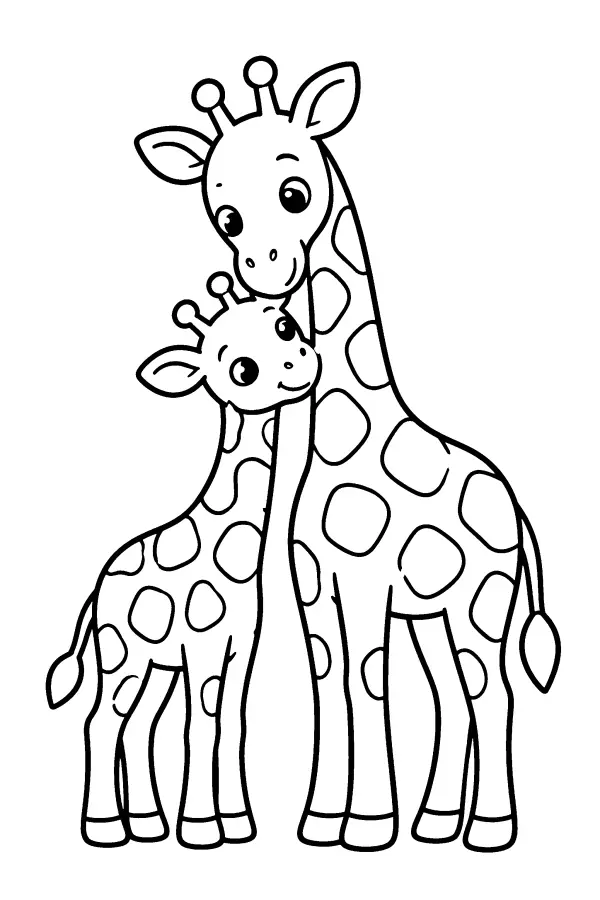 Giraffe Family
