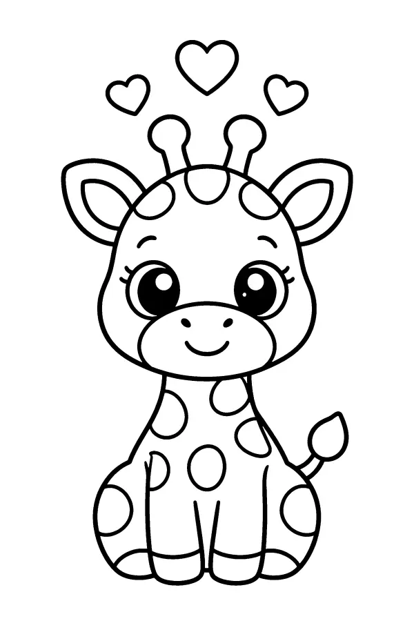 Heart Giraffe