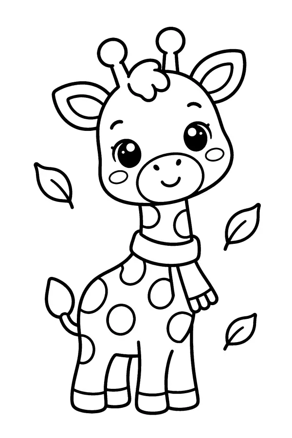 Scarfed Giraffe