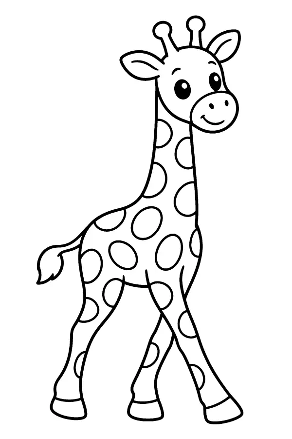 Striding Giraffe