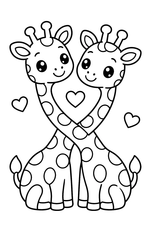 Twisted Giraffe Hearts