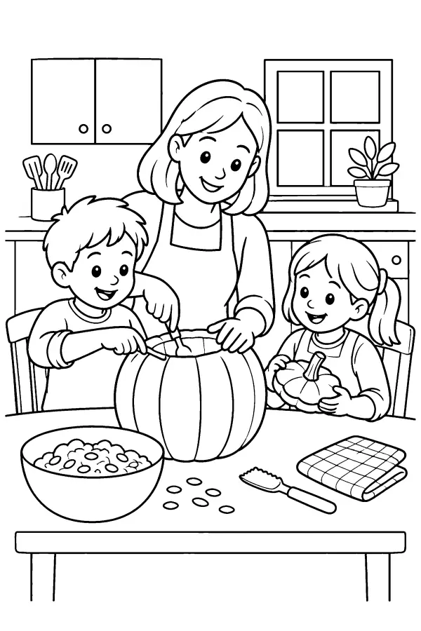 Carving the Pumpkin