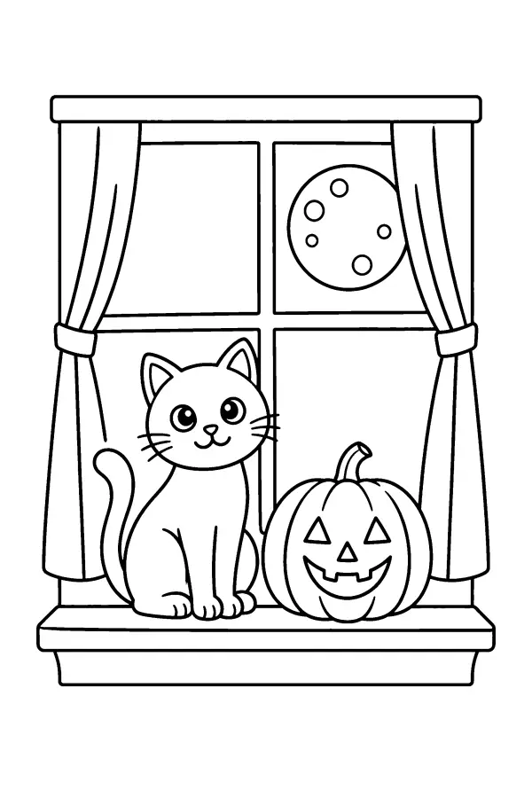 Cat on the Windowsill