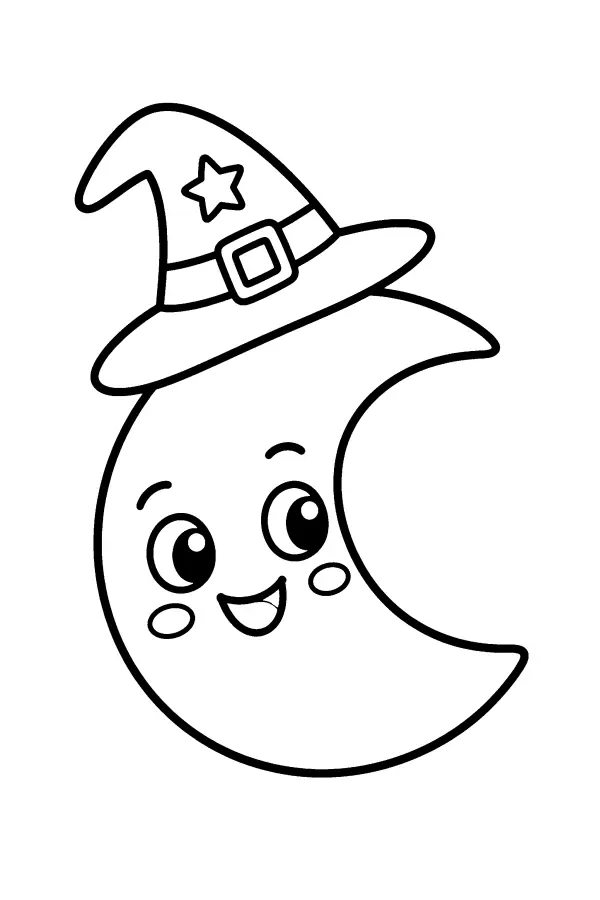 Crescent Moon in a Hat