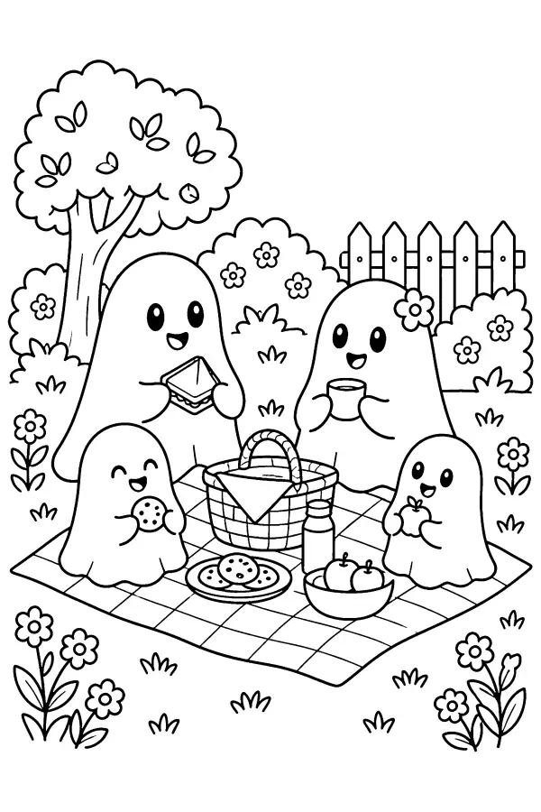Ghost Family Picnic