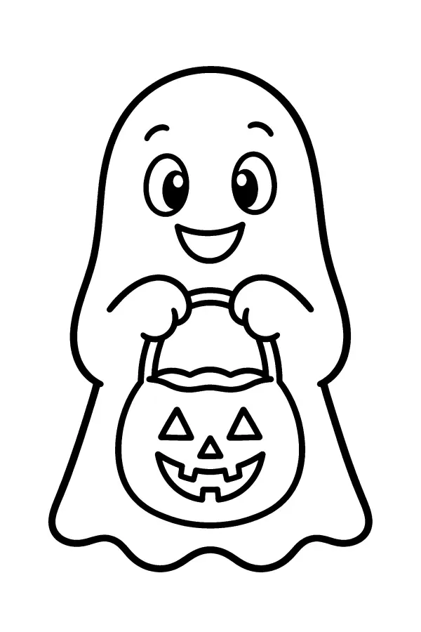 Ghost With a Candy Pail