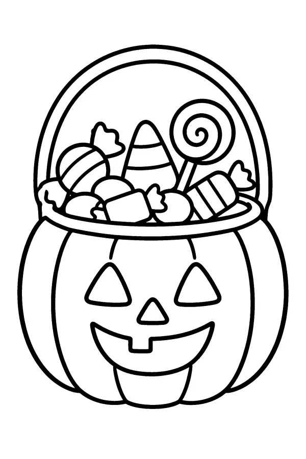Pumpkin Candy Bucket