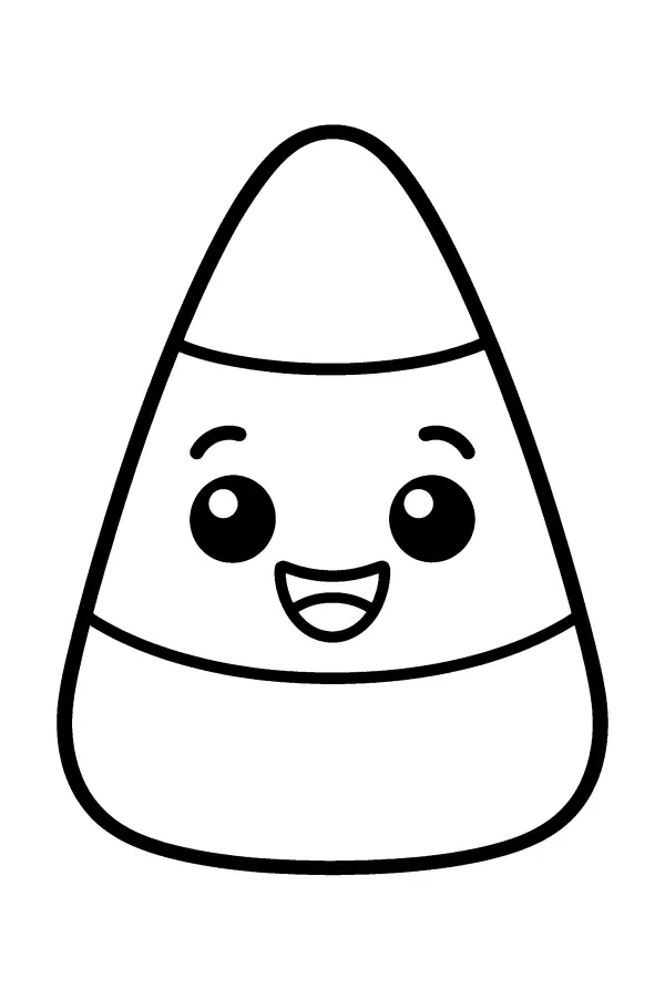 Smiling Candy Corn