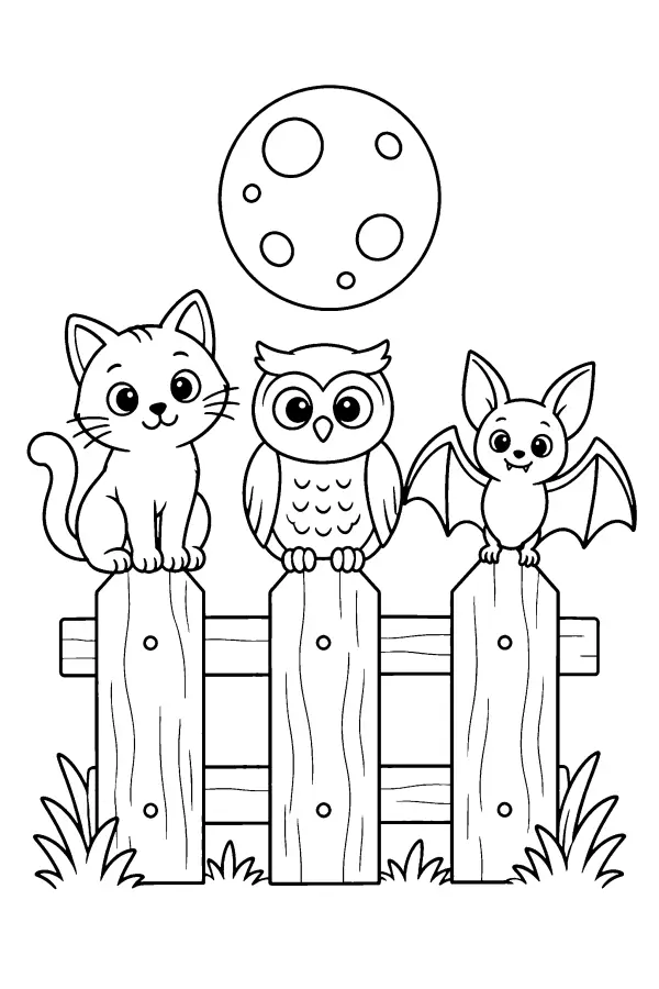 Three on a Fence