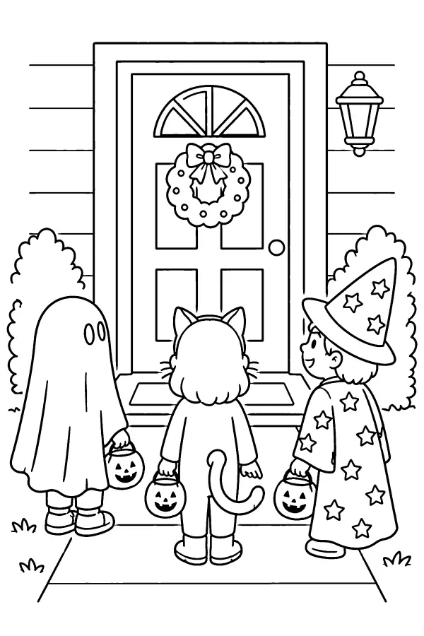 Trick or Treat Doorstep