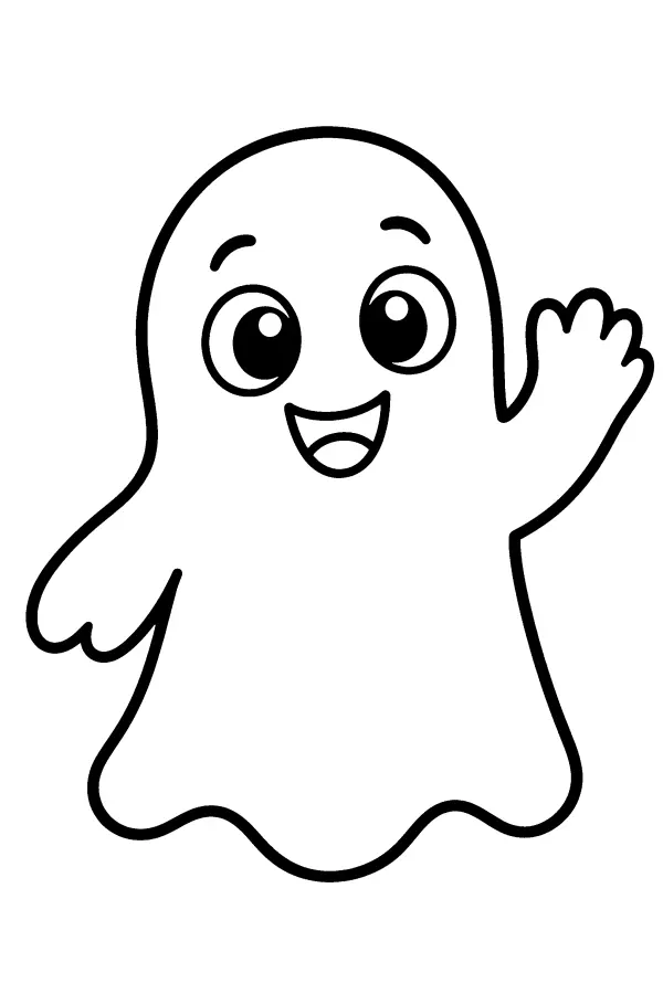 Waving Little Ghost