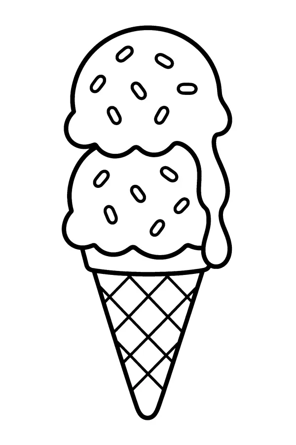 Double Scoop Cone