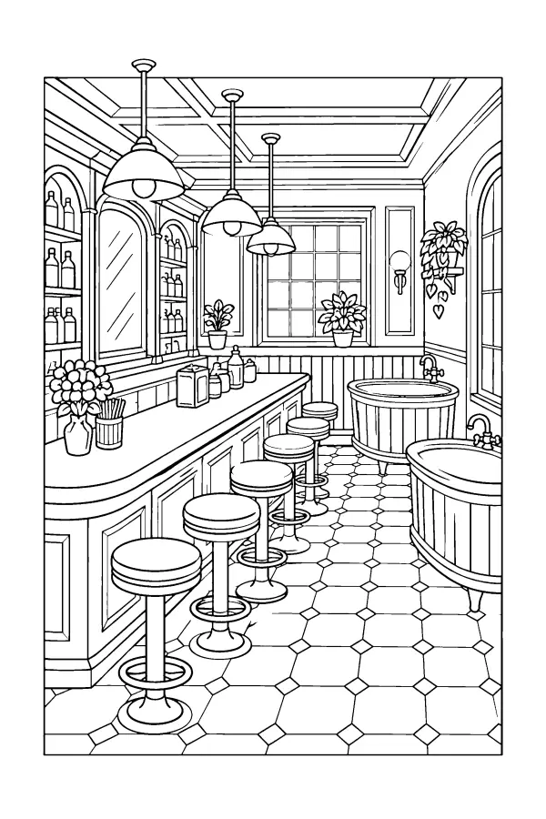 Elegant Parlor Interior
