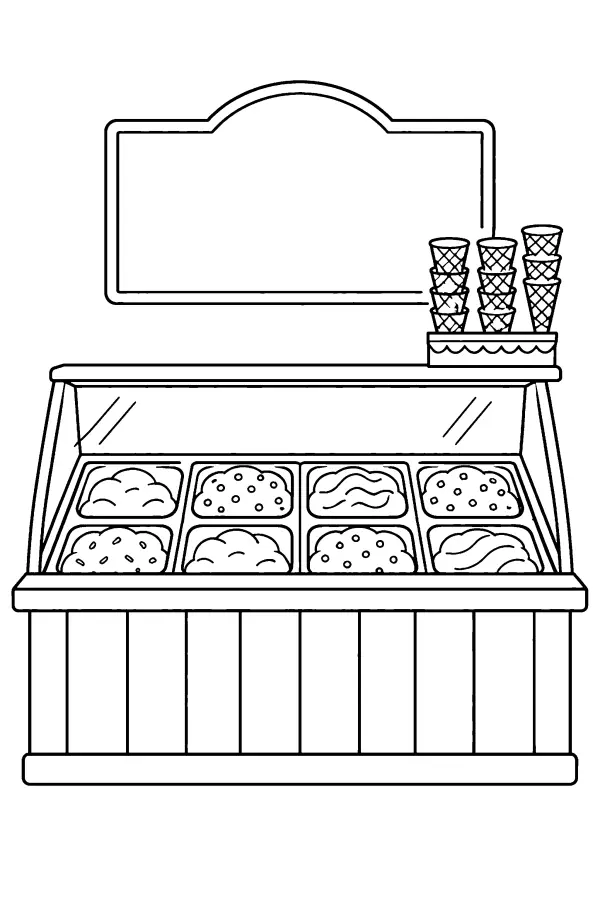 Ice Cream Counter