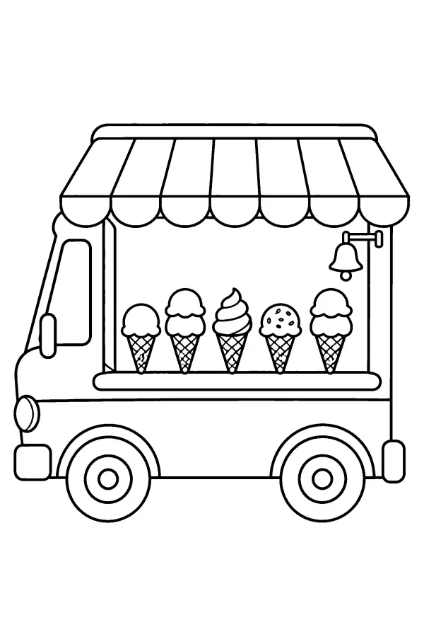 Ice Cream Truck Window