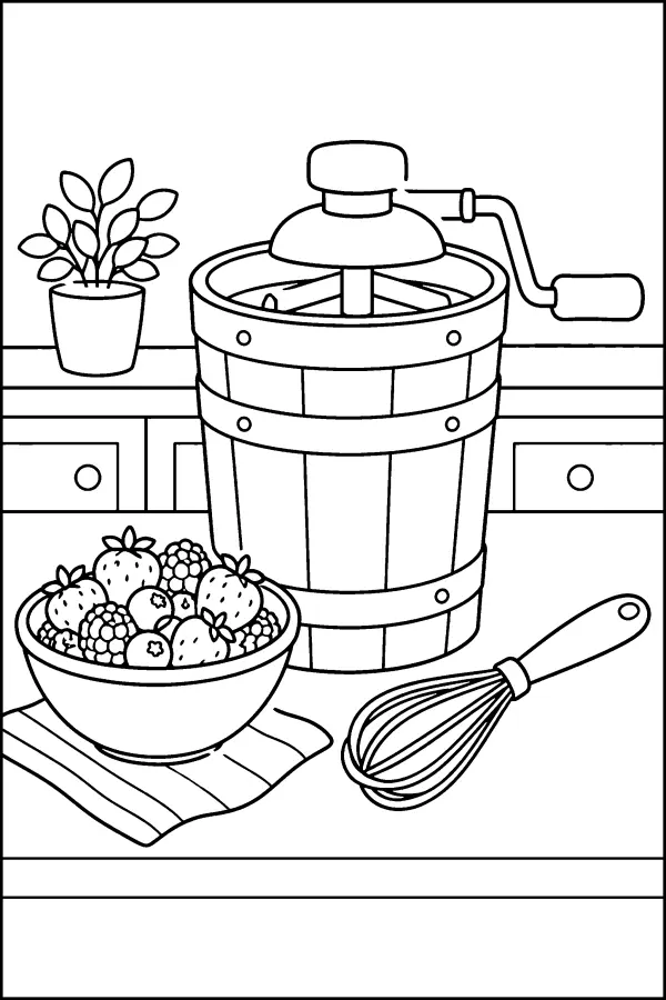 Kitchen Churn Scene
