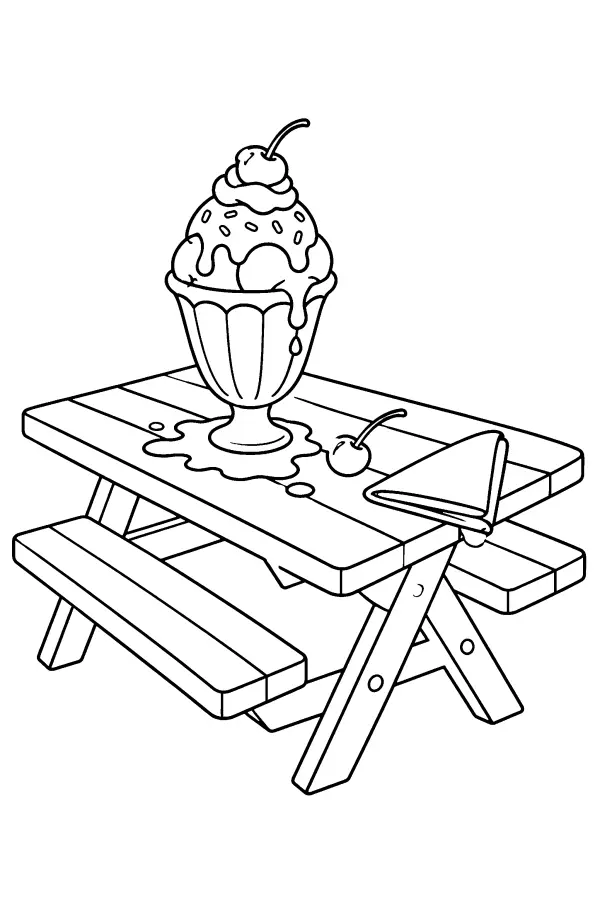 Melting Sundae Table