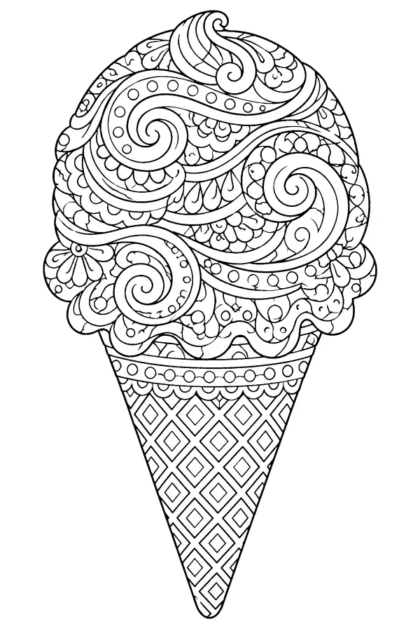 Patterned Giant Scoop