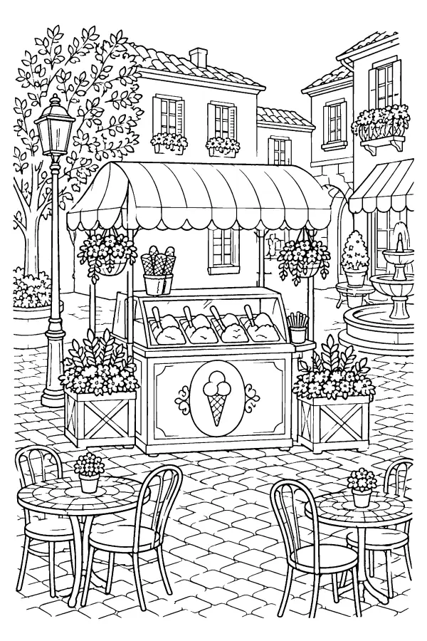 Plaza Gelato Stand