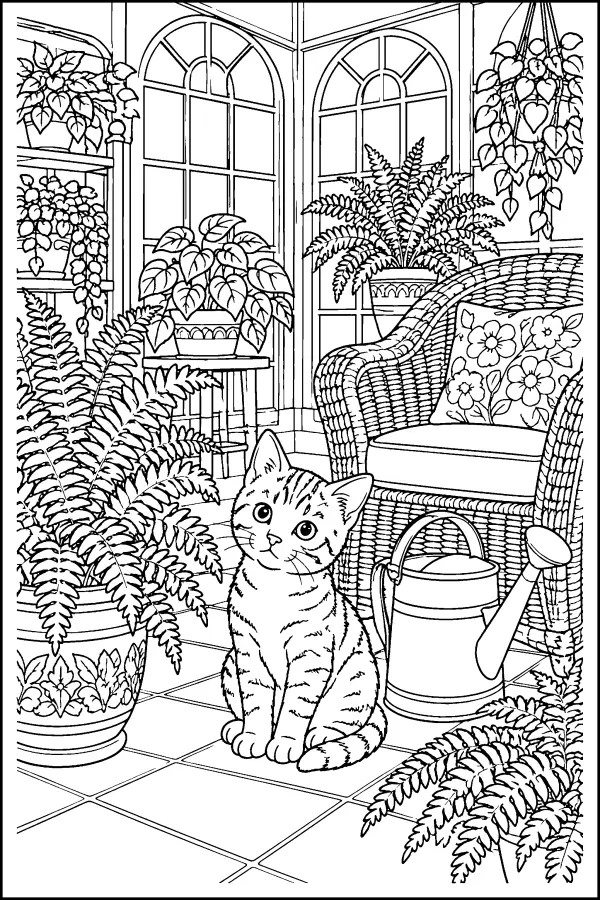 Conservatory Kitten