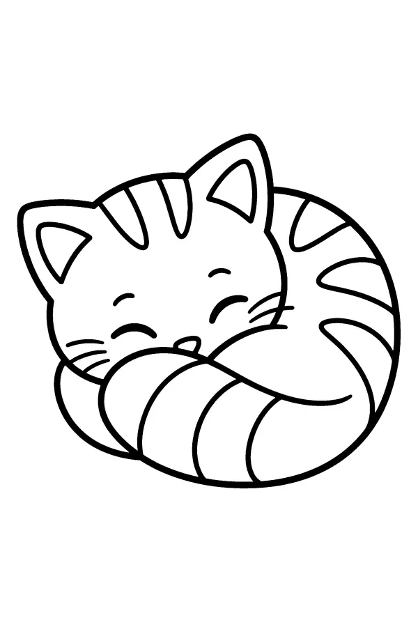 Sleeping Kitten Ball