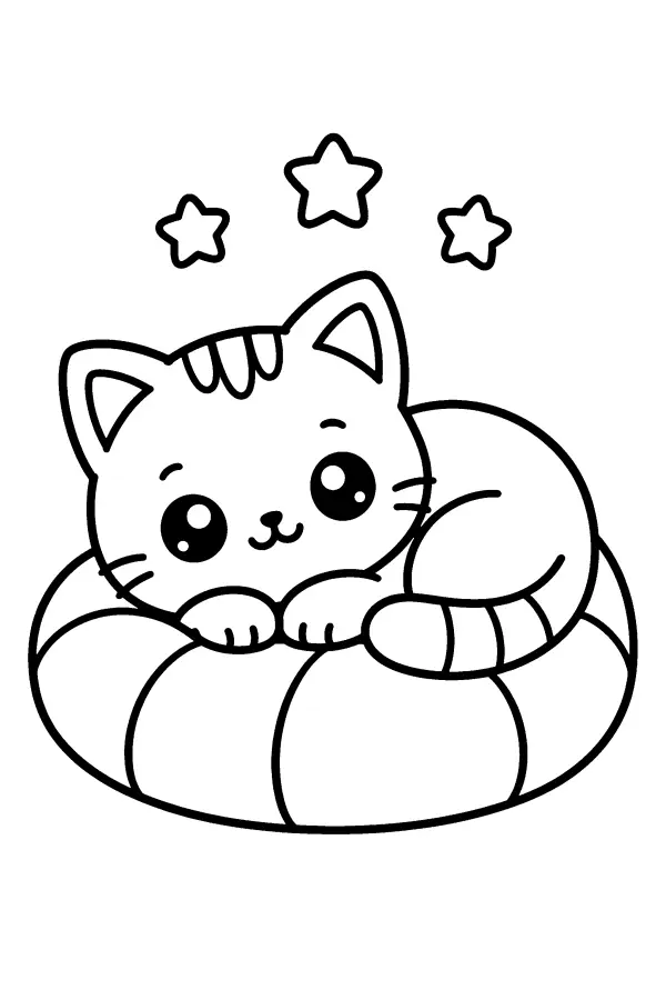 Starry Cushion Kitten