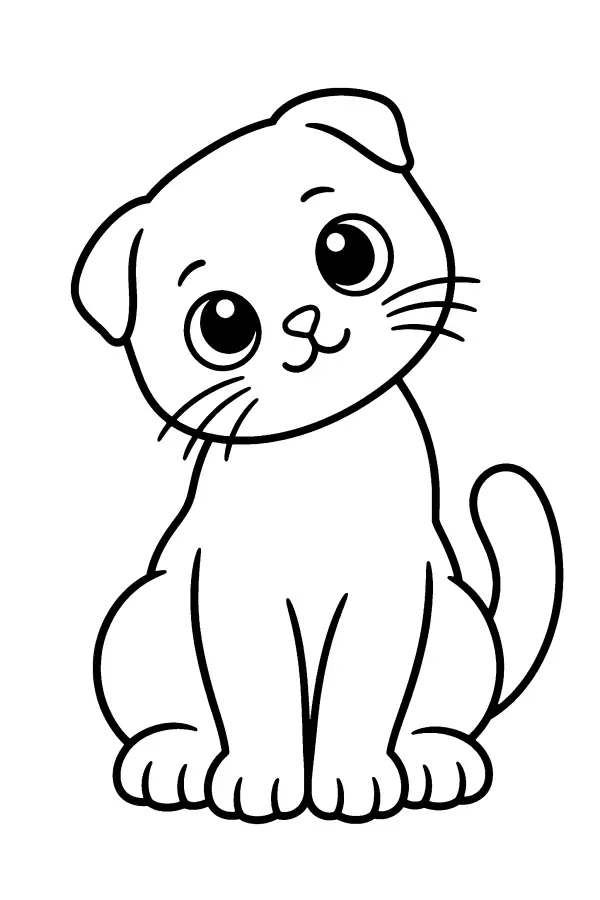 Tilted Ear Kitten