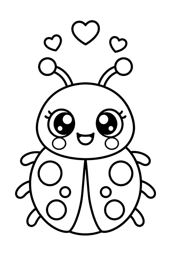 Heart Eyes Ladybug