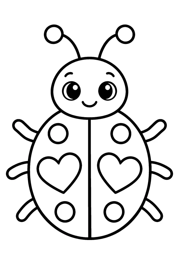 Heart Spot Ladybug
