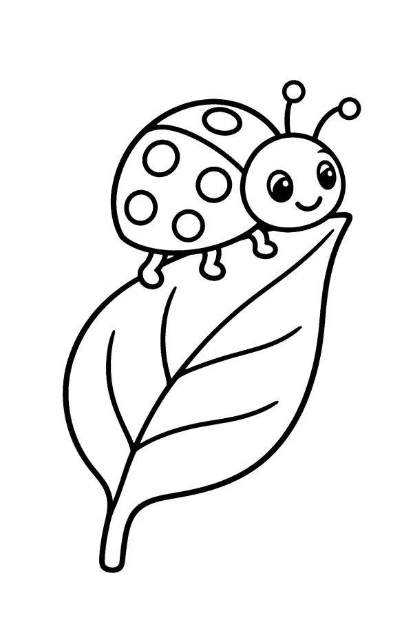 Ladybug on a Leaf