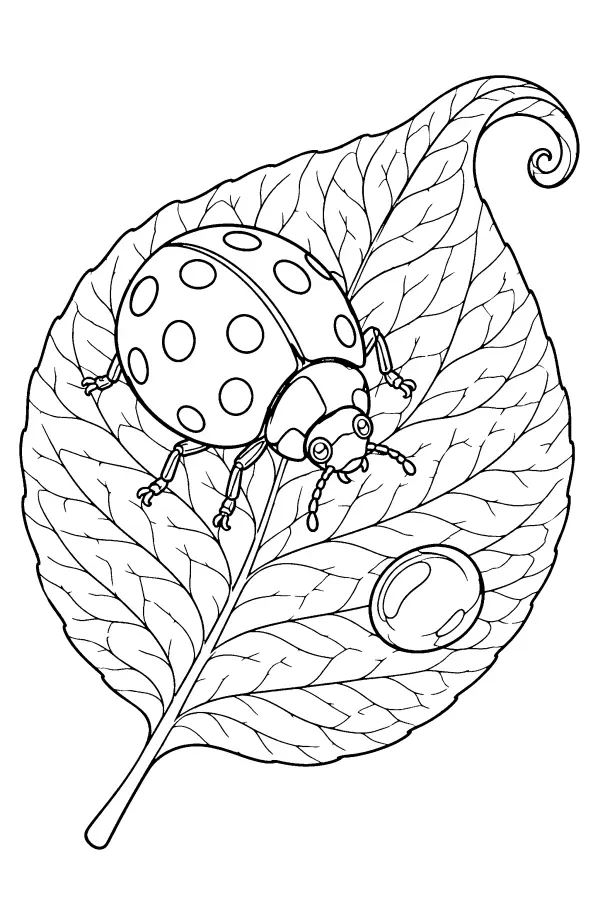 Ladybug on Leaf