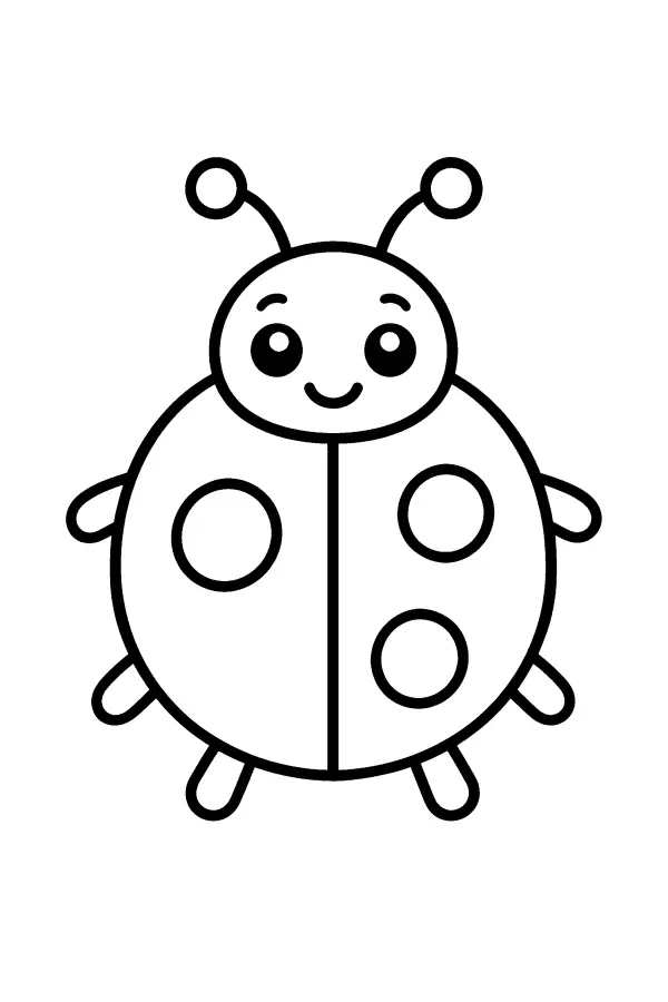 Round Baby Ladybug