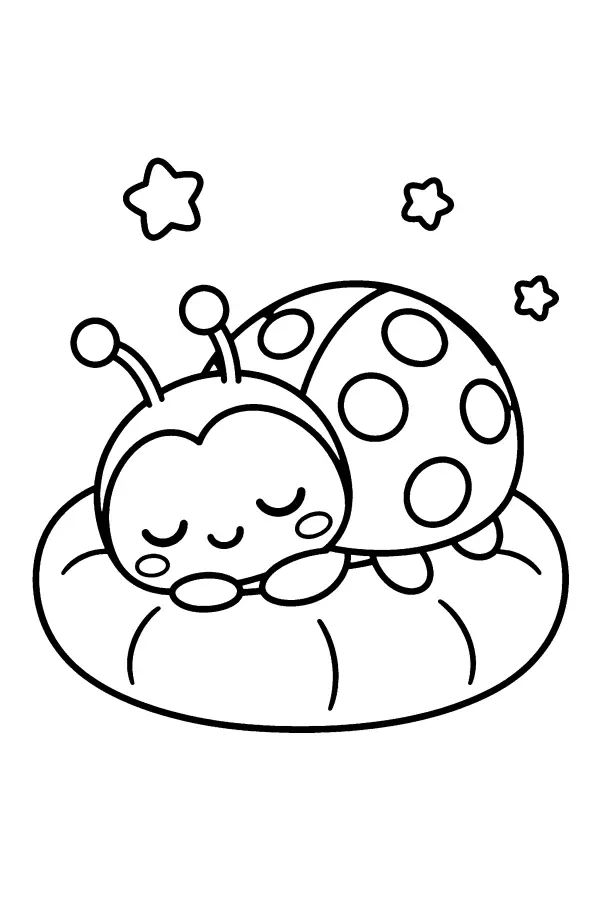Sleeping Ladybug